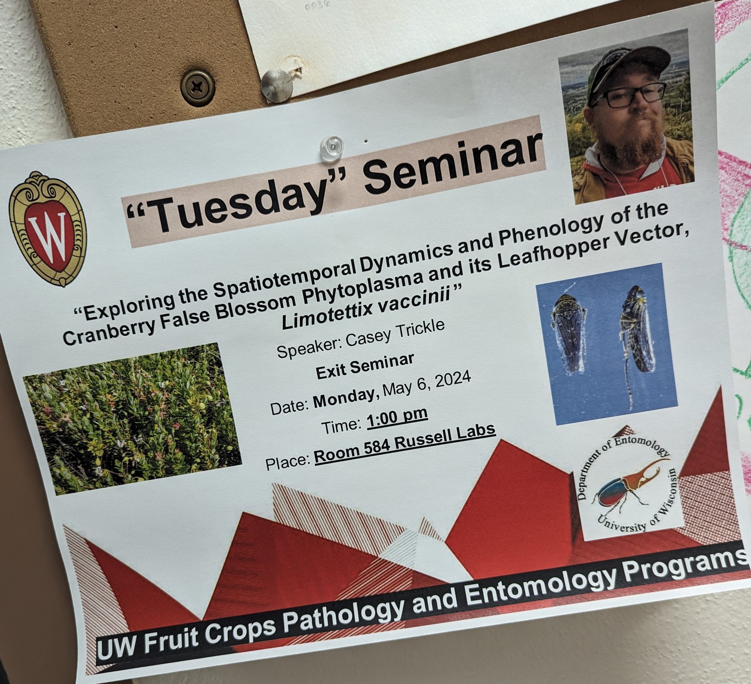 Poster advertising Casey Trickle's seminar