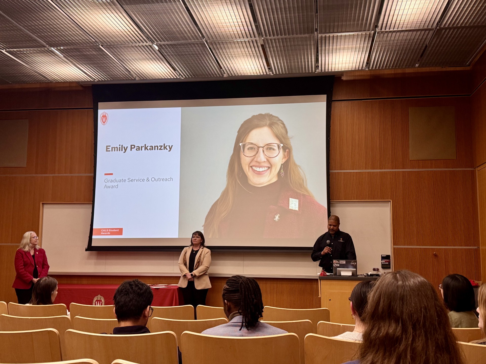 Emilie Parkanzky Receives the 2026 CALS Graduate Service and Outreach Award