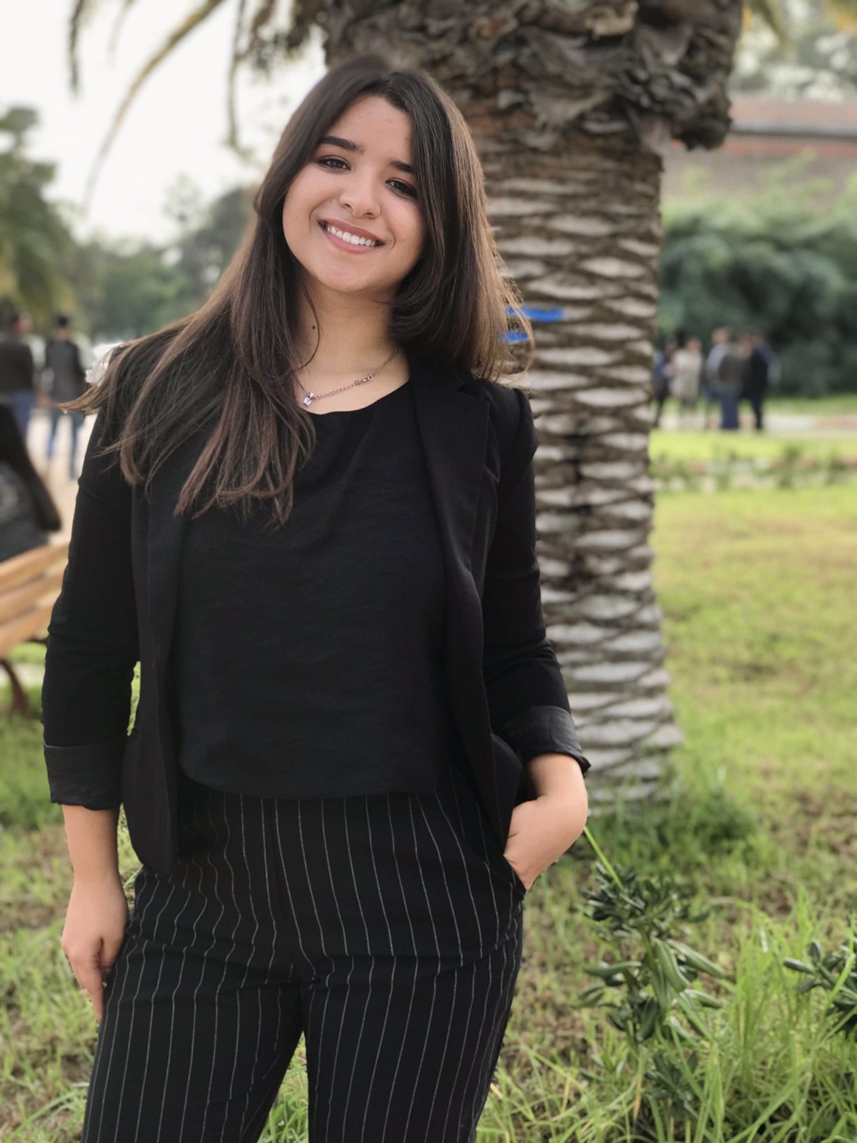 Young woman in a blazer
